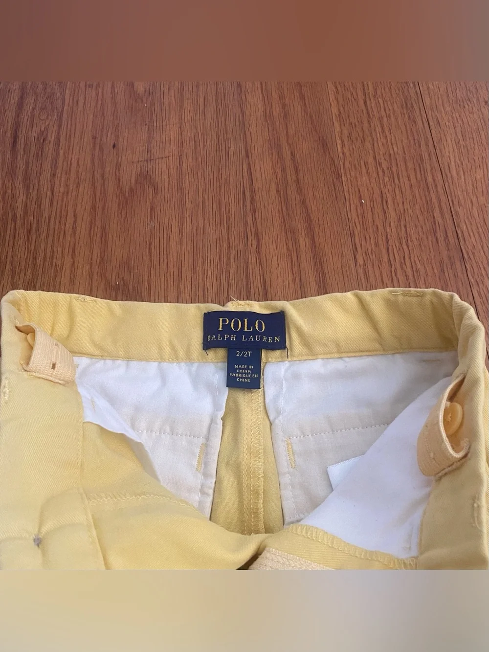 Ralph Lauren Plaid Short-Sleeve Shirt and Abrasion Twill Yellow Shorts Boys Set
